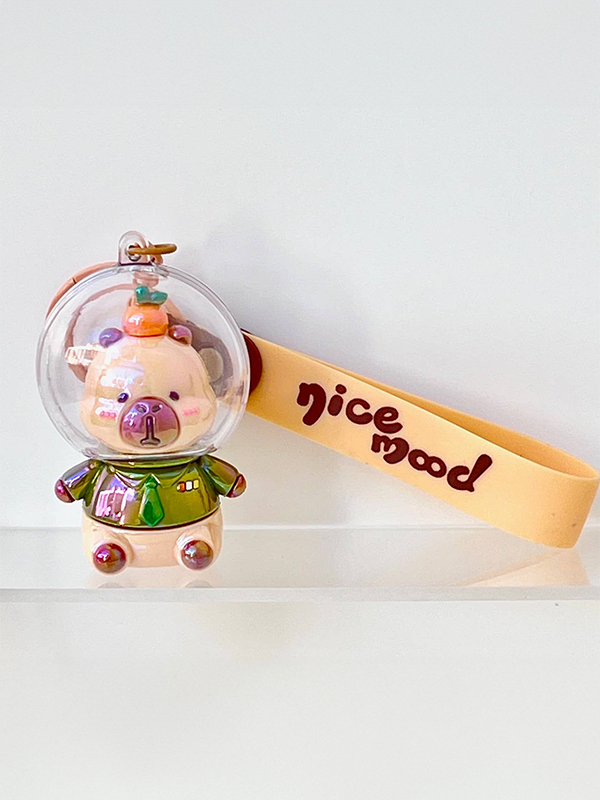 Space Capybara Bag Charm: Assorted