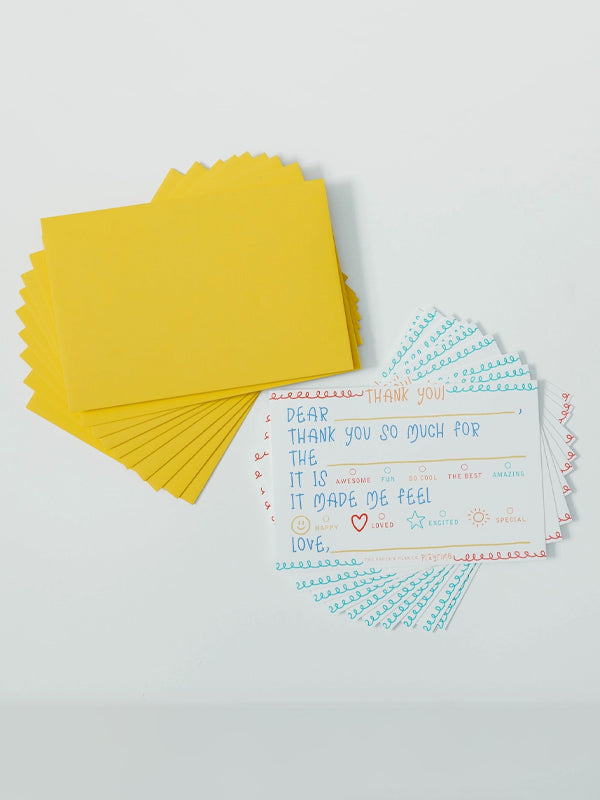 Kids Thank You Notecard Set