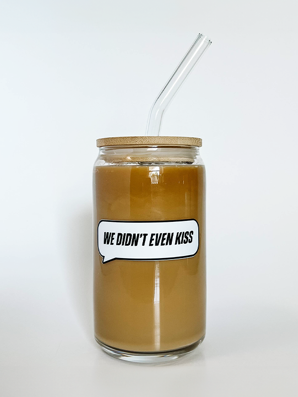 We Didn't Even Kiss (Heated Rivalry) Glass Cup