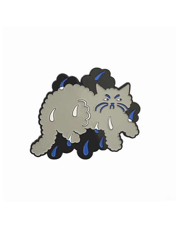 Sad Cloud Cat Magnet