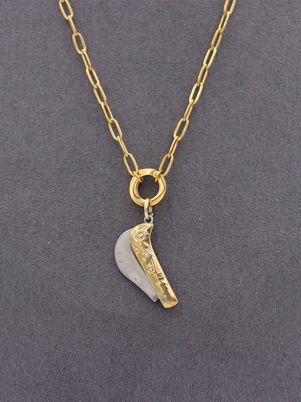 Mini Folding Knife Necklace