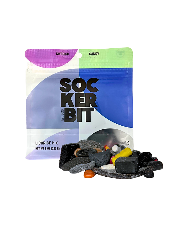 Licorice Mix Swedish Candy Bag 8oz