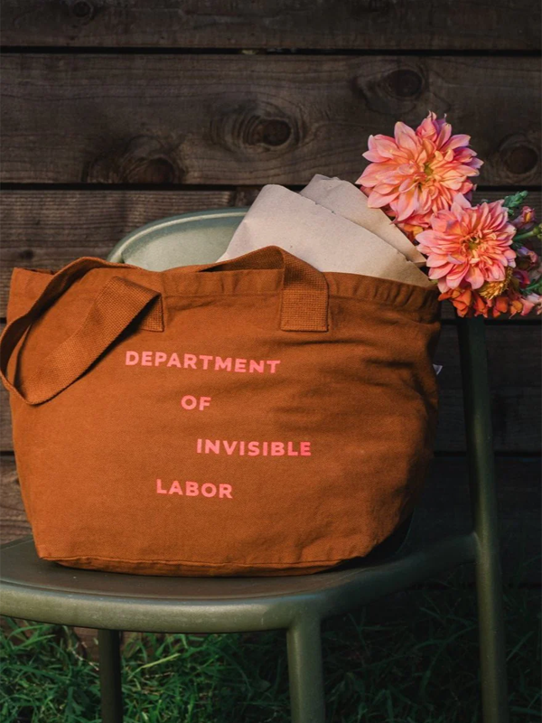 Department of Invisible Labor Tote: Large Ginger