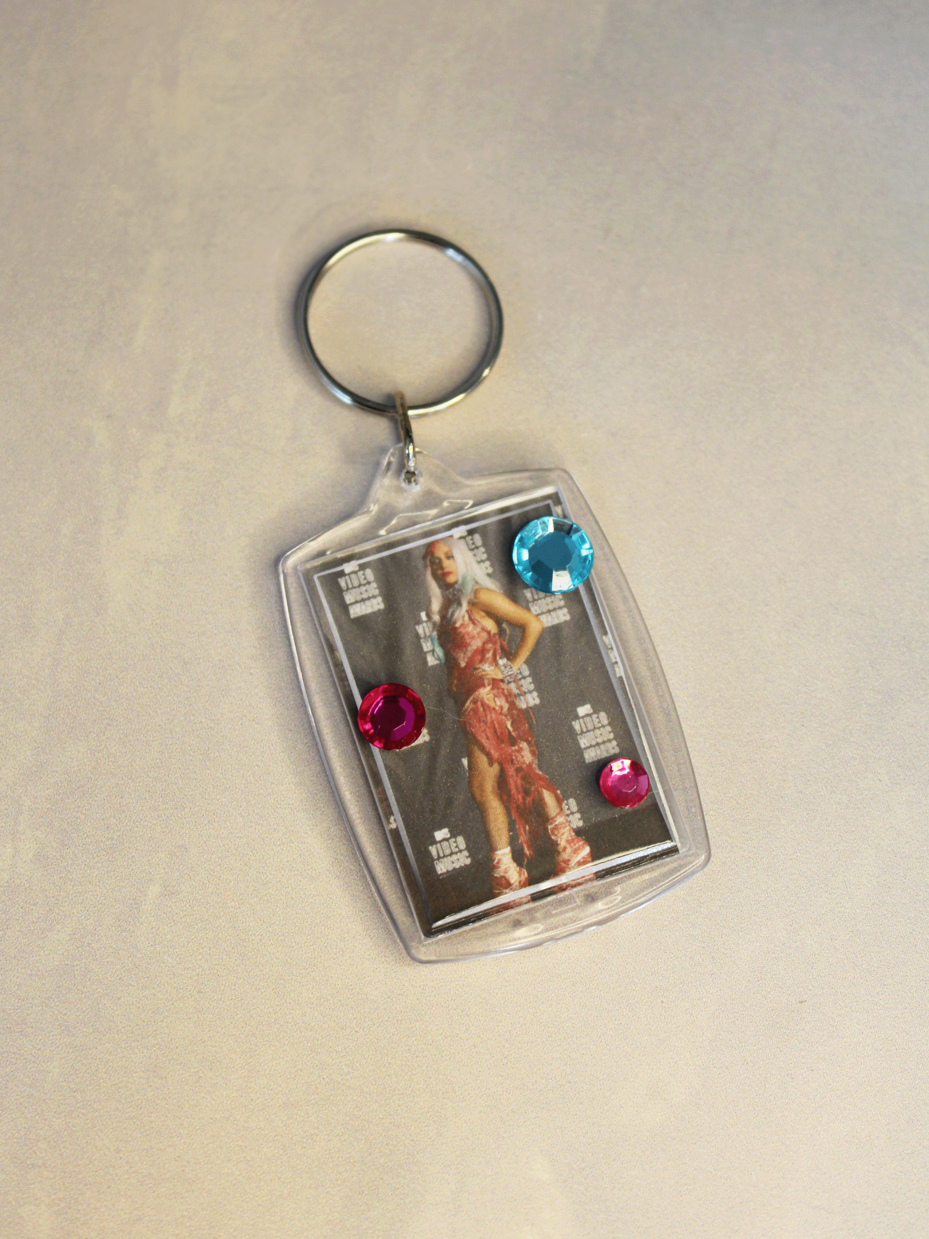 Bedazzled Keychain: Lady Gaga