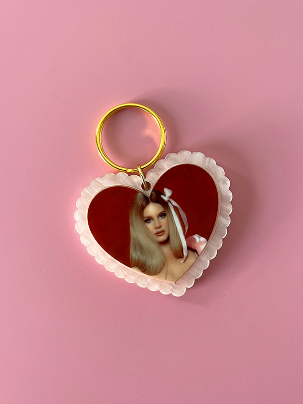Heart Keychain: Lana Del Rey