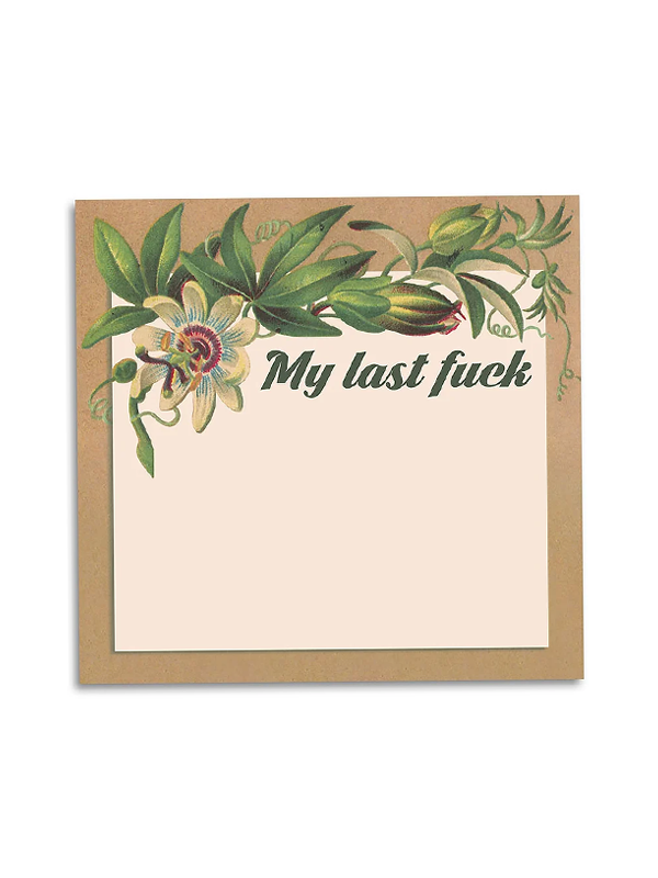 Sticky Notes: My Last F*ck