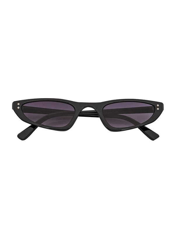 Burmese Sunglasses: Black with Lavender Tint