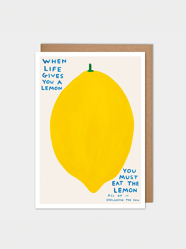 When Life Gives You A Lemon Card