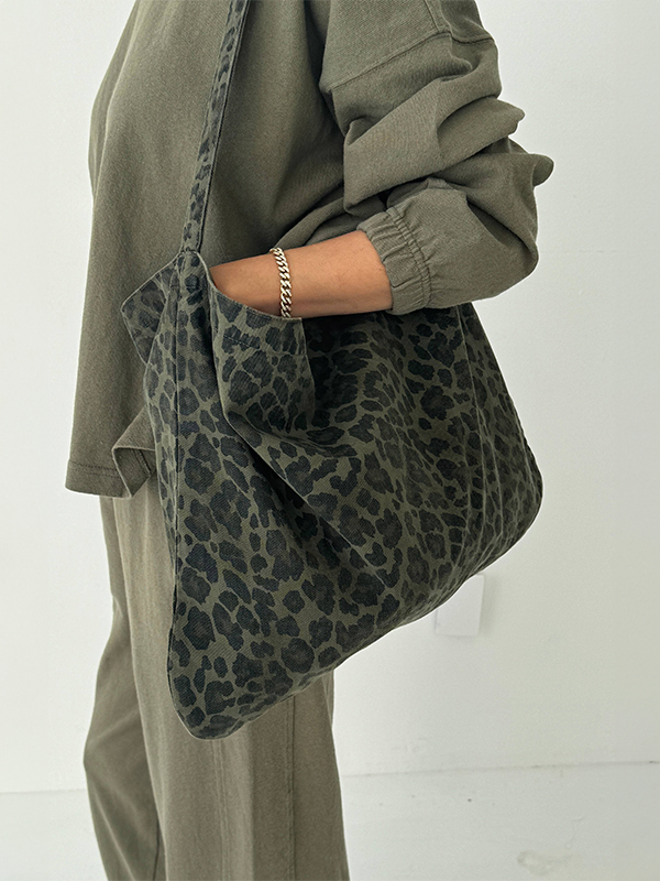 Happy Carry Bag: Fern Leopard
