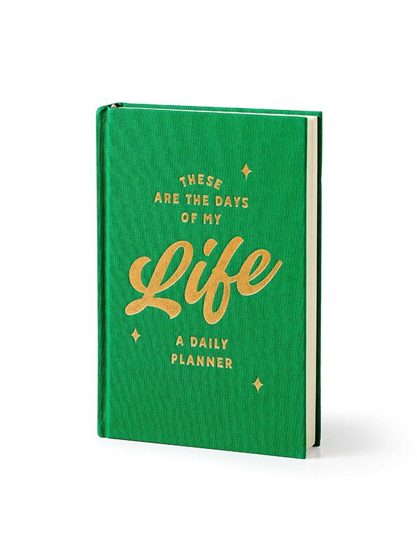 These are the Days of My Life Undated Planner