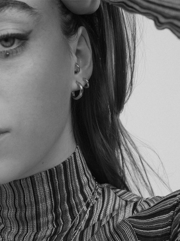 Lil Jane Hoops: Sterling Silver