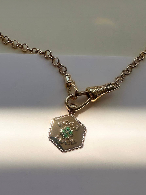 Good Luck Necklace: Gold