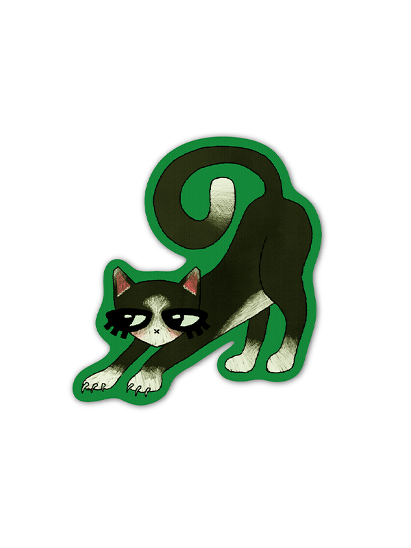Tuxedo Cat Sticker