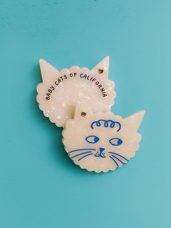 Cloud Cat Mirror