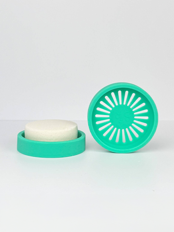 Silicone Shower Steamer Tray: Turquoise