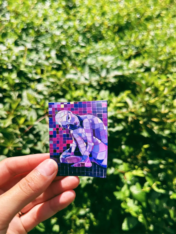 Magnet: Pretty Purple Girl