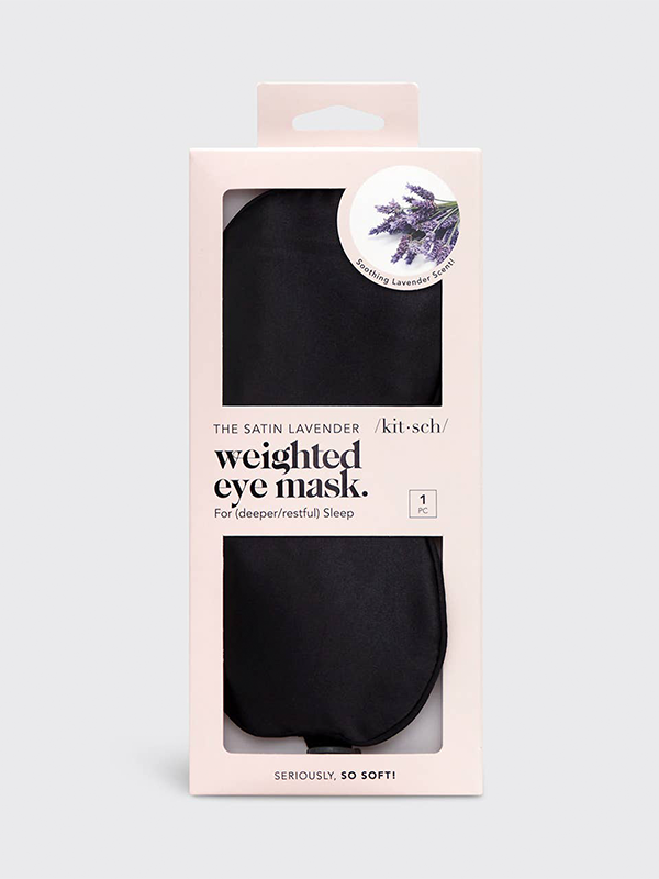 Lavender Scented Satin Weighted Eye Mask