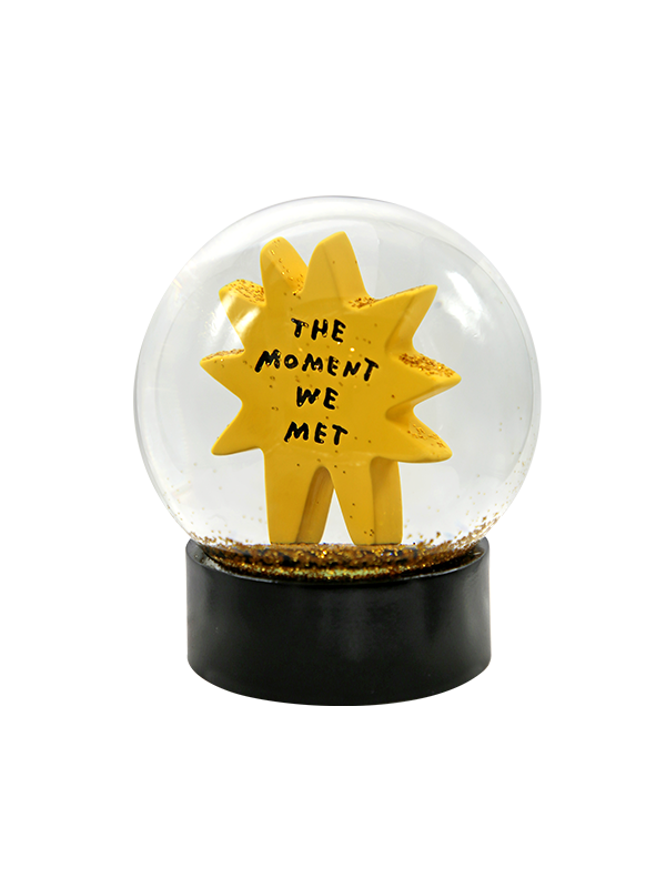 The Moment We Met Snow Globe