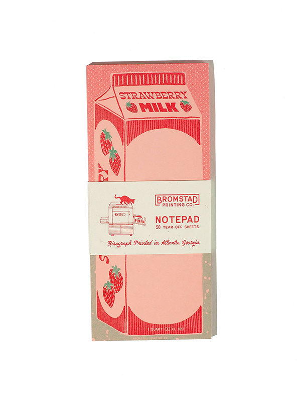 Strawberry Milk Notepad