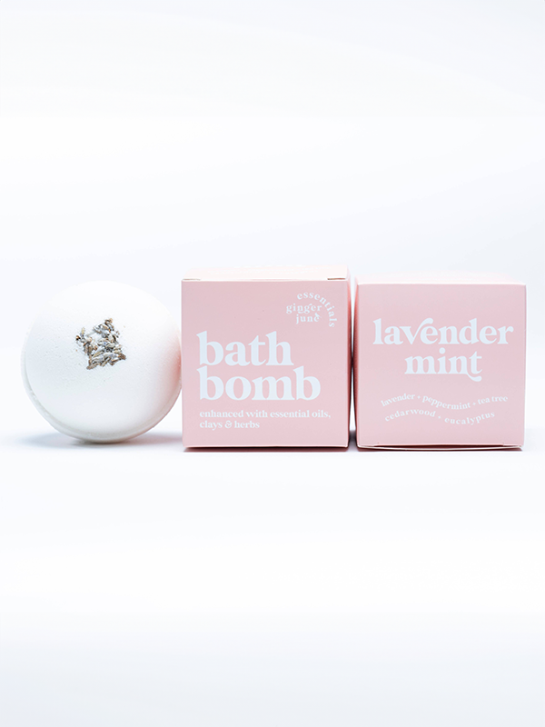 Botanical Bath Bomb: Lavender Mint