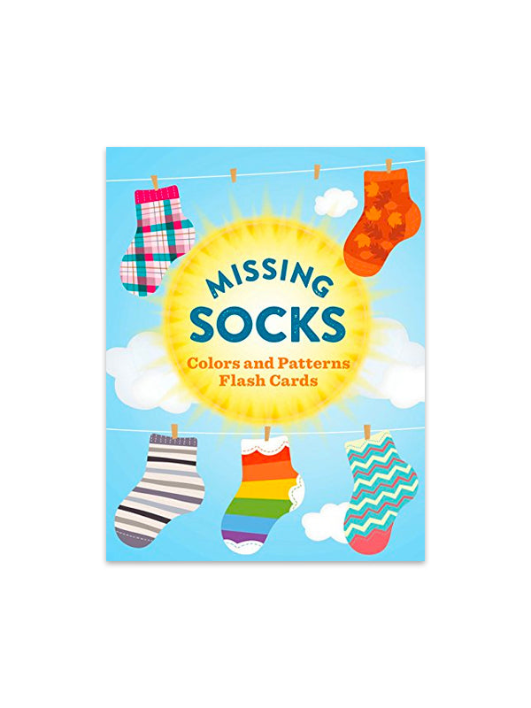 Missing Socks Colors and Patterns Flash Cards