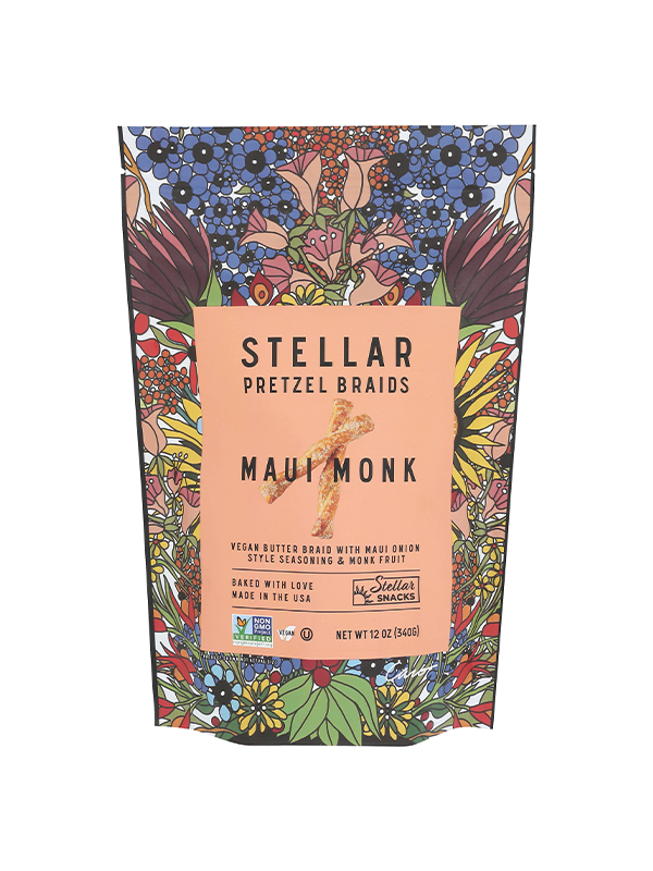 Stellar Pretzel Braids: Maui Monk 12oz