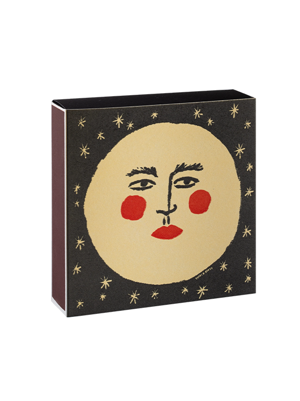 Square Safety Matches: Moon