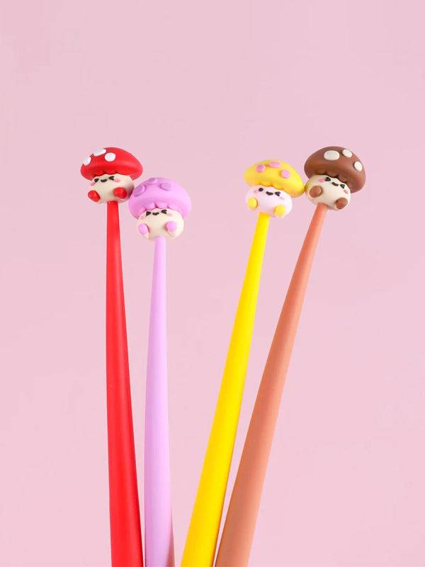 Mushroom Buddy Wiggle Gel Pen: Assorted