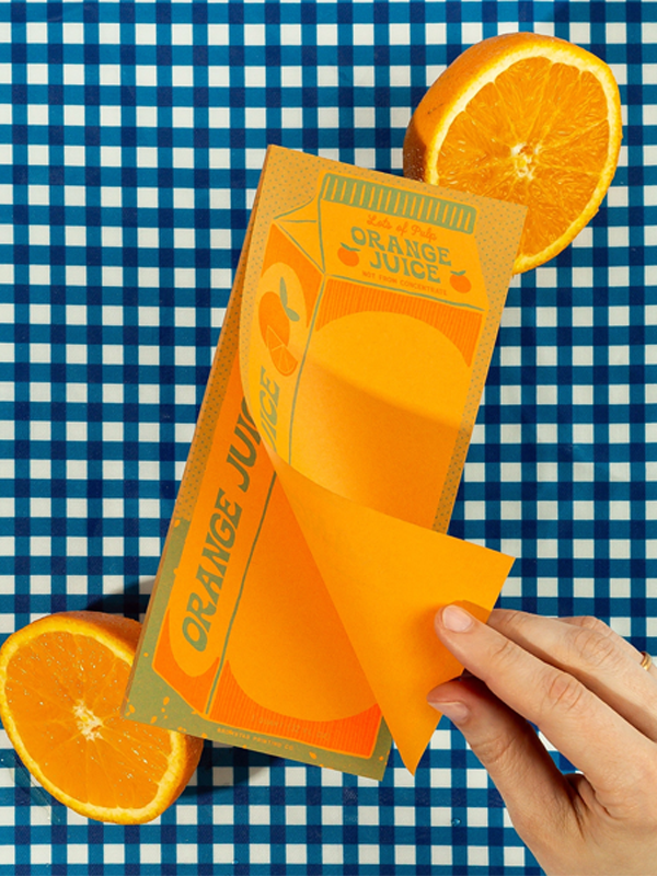 Orange Juice Notepad