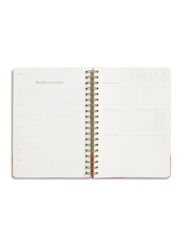 Gradient Orb Spiral Daily Planner