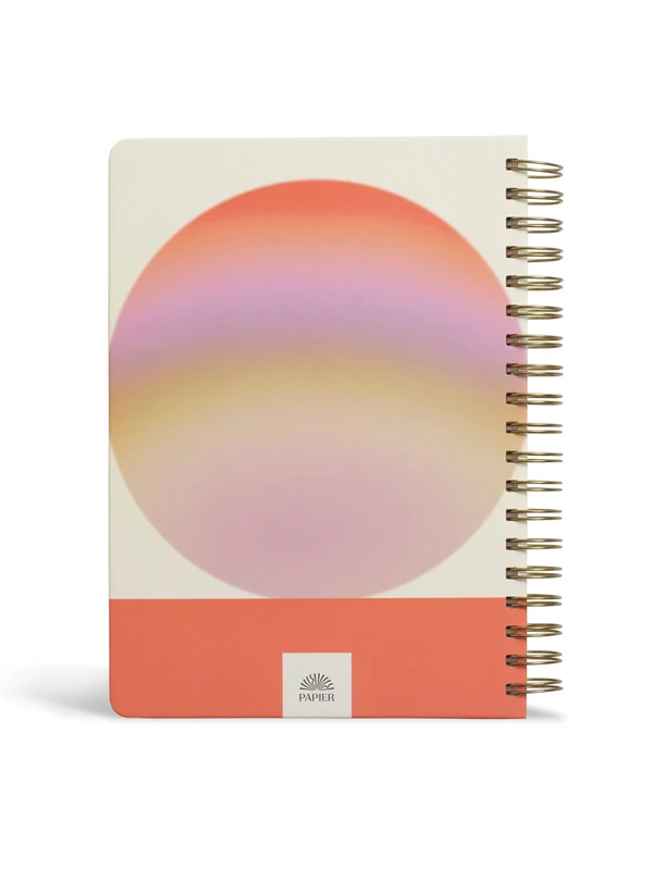 Gradient Orb Spiral Daily Planner