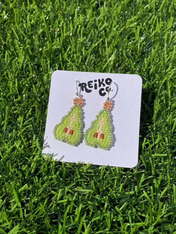 Fruit Salad Earrings: Mini Pears