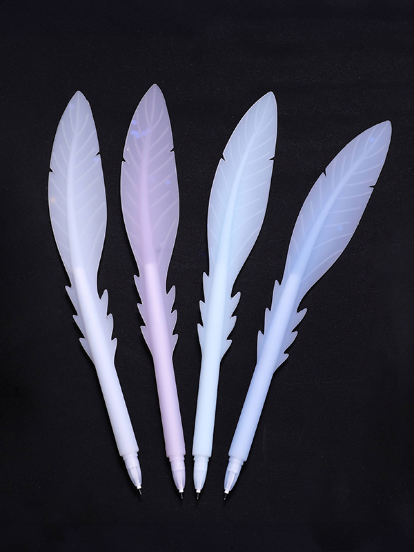 Feather Quill Gel Pen: Assorted