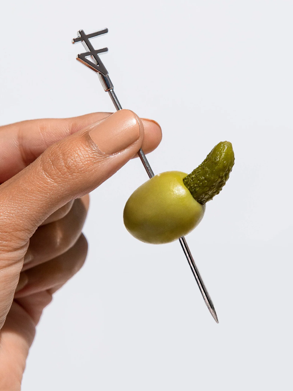 Filthy Pickle: Mini Gherkin Stuffed Olives 8.5 oz.