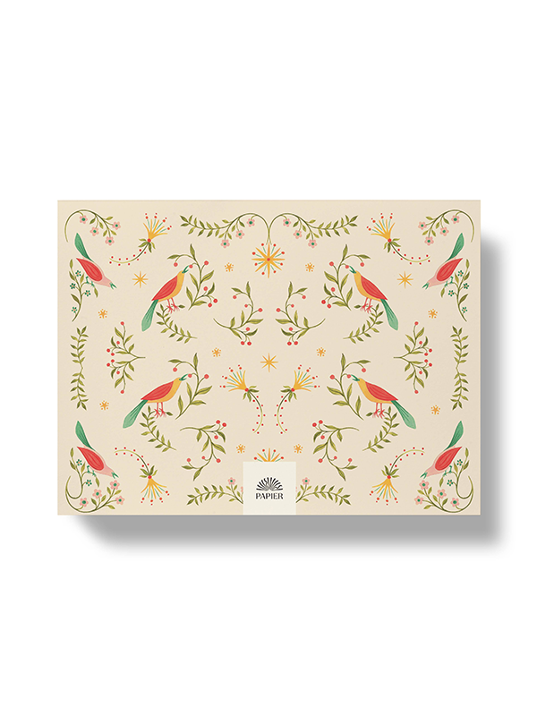 Folklore Birds Weekly Desk Planner