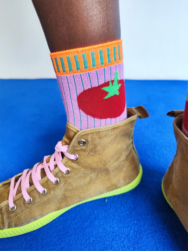 Pomo Socks: Pink