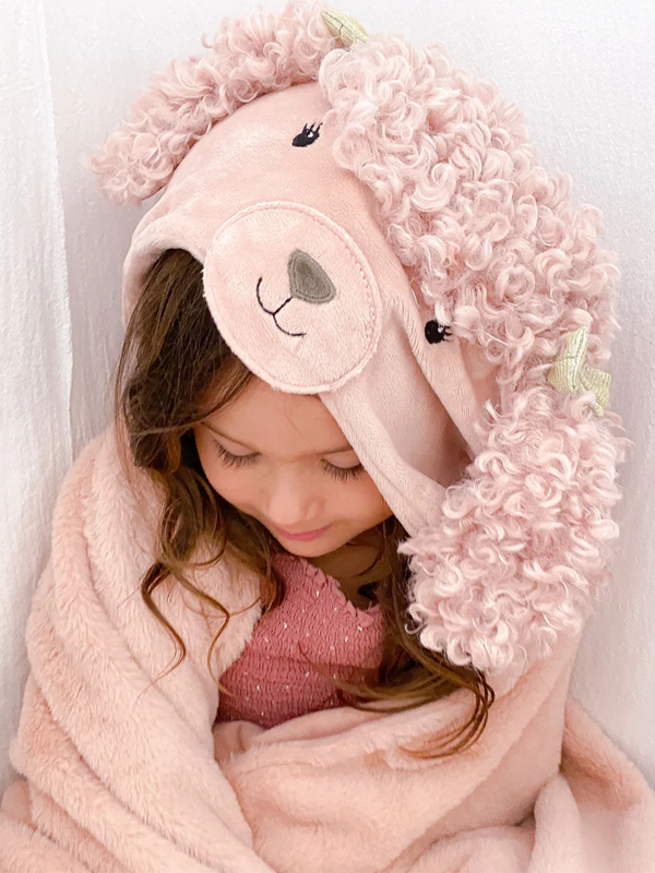 Paris Poodle Hooded Blanket