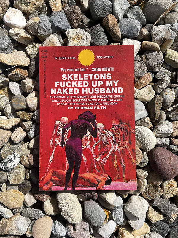 Postcard: Skeletons F*cked Up My Naked Husband