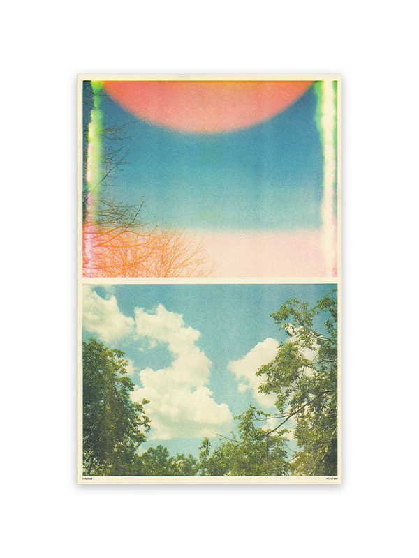 Sky Risograph Print: 11 x 17