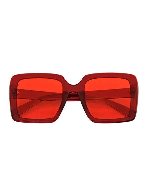 Quad Sunglasses: Red