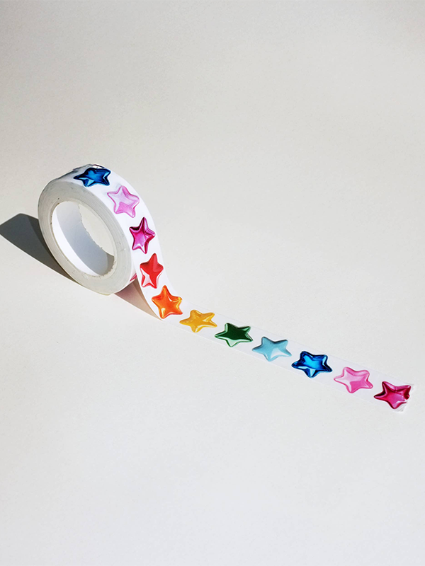Rainbow Star Washi Tape