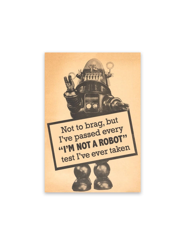 Magnet: Not To Brag Robot Test