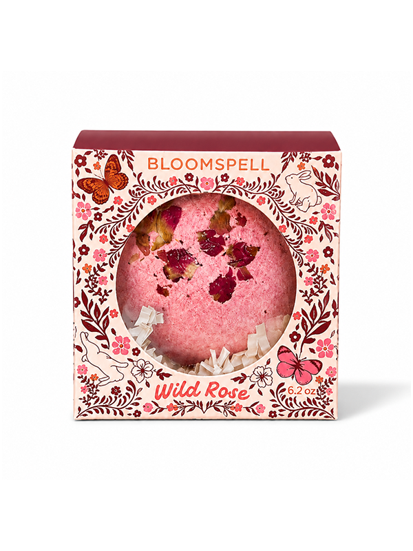 Bloomspell Bath Bomb in Wild Rose