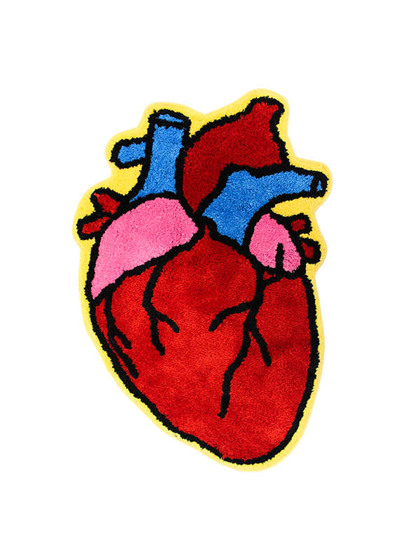 Anatomical Heart Rug