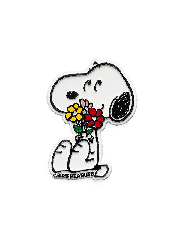 Snoopy Flower Bouquet Magnet