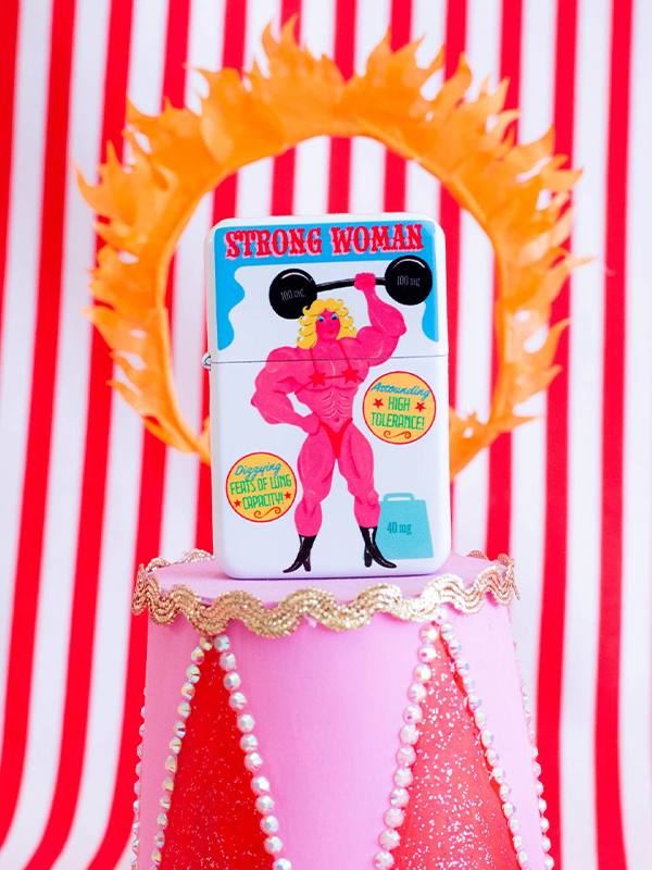 Strong Woman Lighter (Refillable)