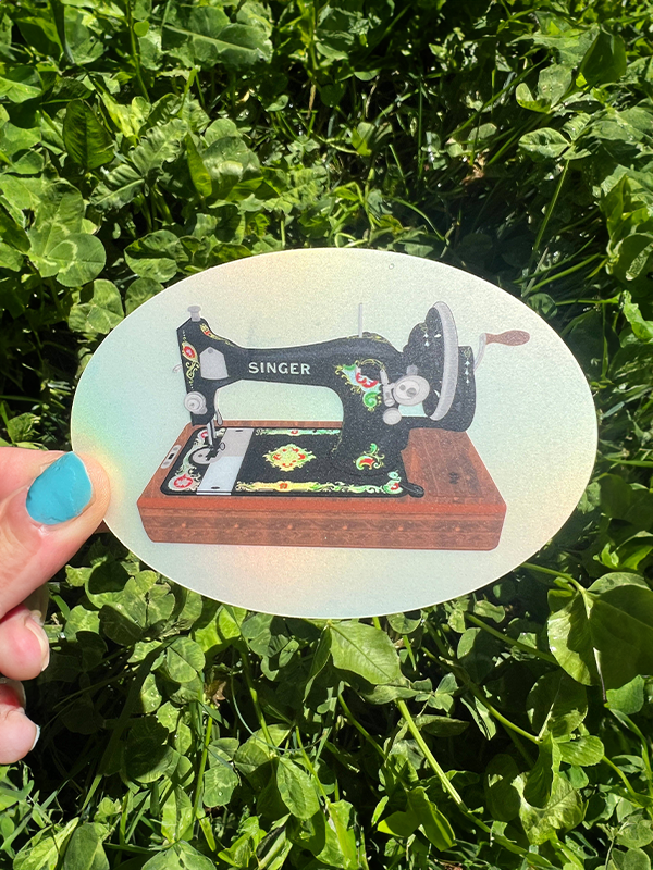 Singer Sewing Machine Sticker