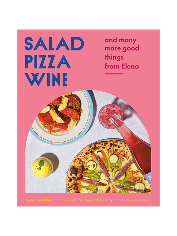 Salad Pizza Wine