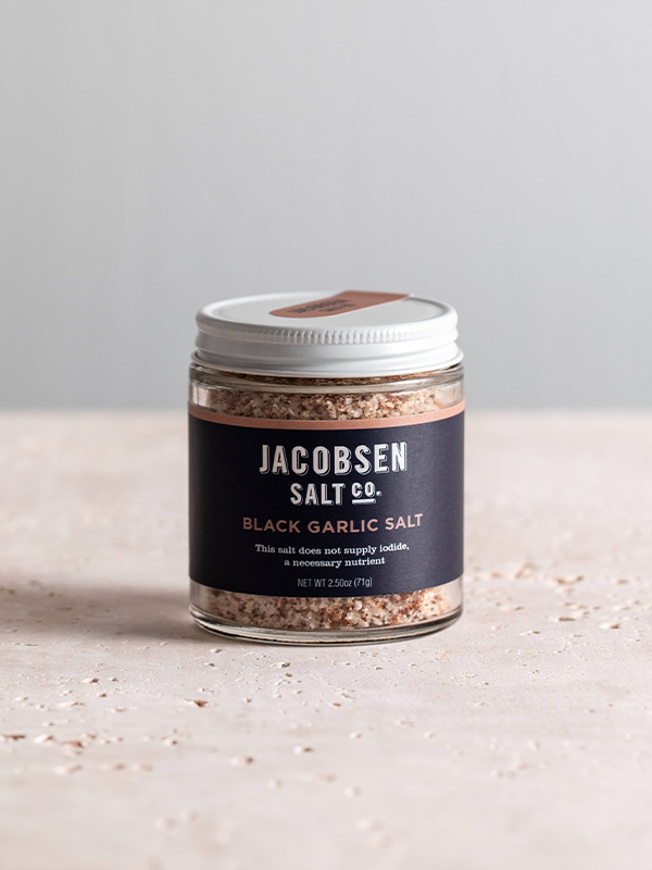 Black Garlic Infused Sea Salt