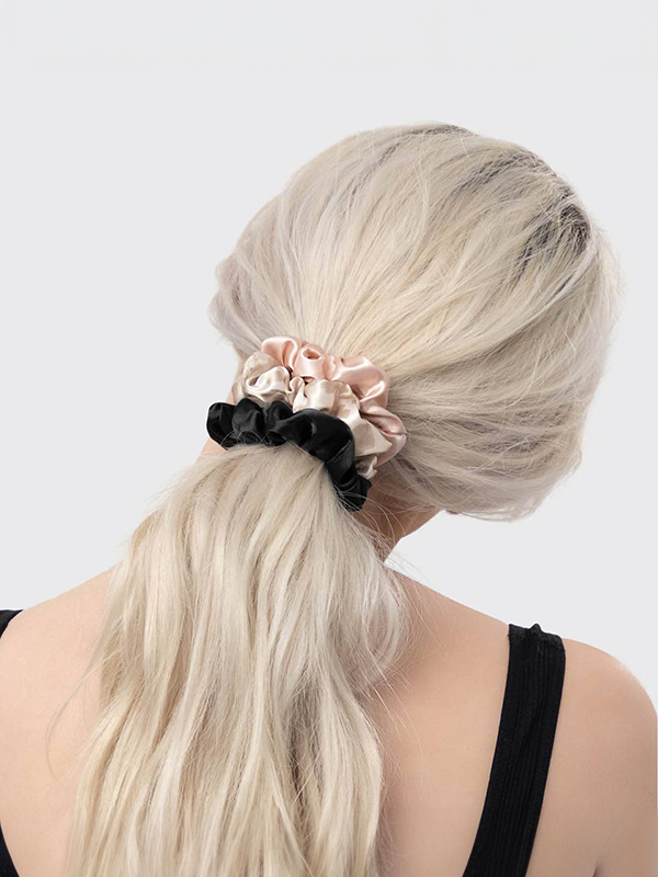 Satin Sleep Scrunchies: Assorted (Set of 5)